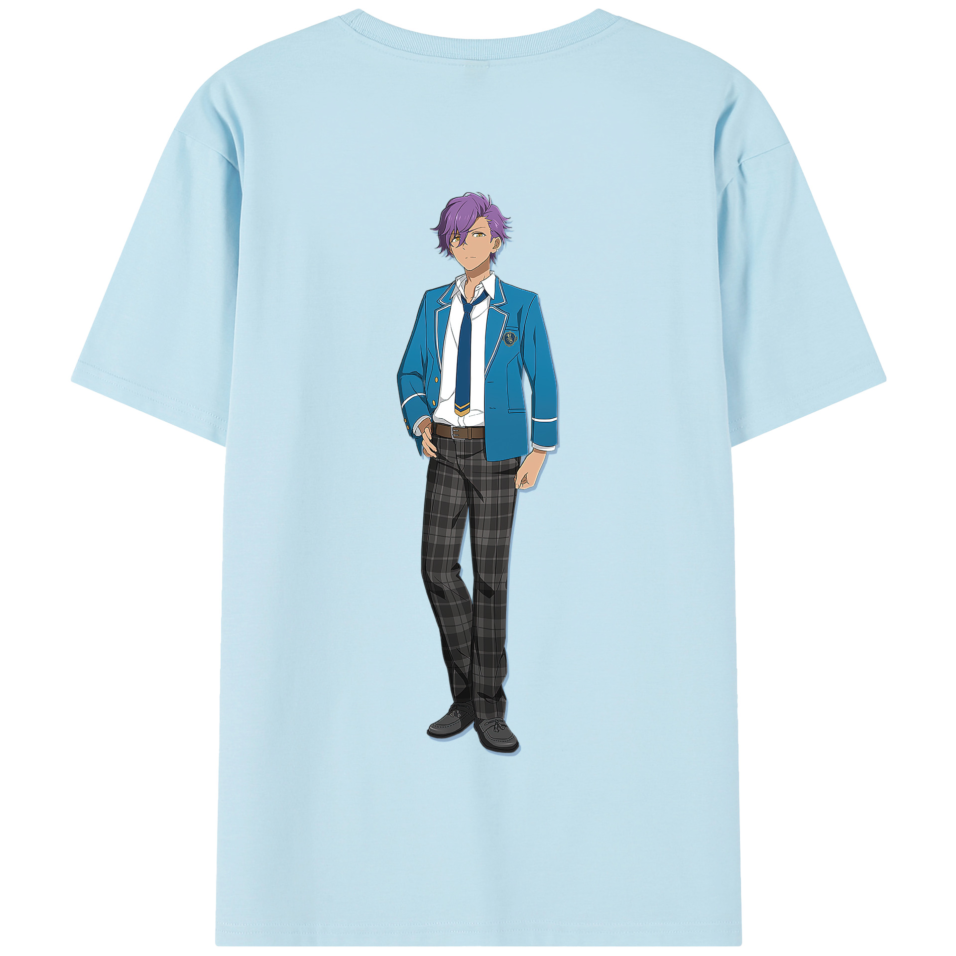 （画像用） あんさんぶるスターズ! Ensemble Stars 綿100％半袖Tシャツ（背面プリント）